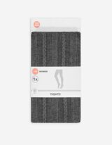 Strumpfhose - einfarbig - grau