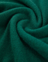 Strickshirt - Kaschmir - dunkelgrün