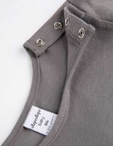 koszulka z długim rękawem - Frontprint - ciemny szary