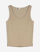Stricktop - Viskose-Mix - beige