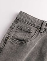 Pantalon cargo - Coupe ample - Gris