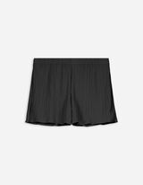 Short - Jambe large - Noir