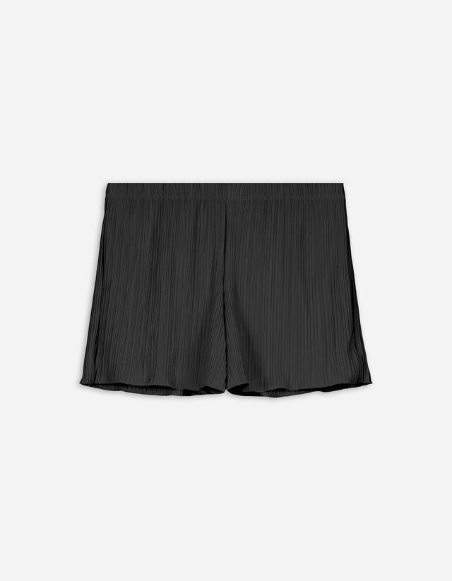Short - Jambe large - Noir