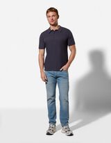 Poloshirt - Regular Fit - dunkelblau