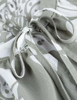 Pluus - allover-tr&uuml;kk - tumeroheline