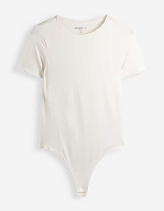 Body - Teneur en stretch - Blanc cass&eacute;