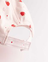 czapka bejsbol&oacute;wka - nadruk na całej powierzchni - rozowy