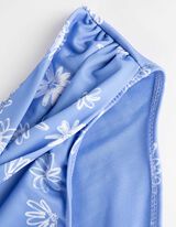 Slip bikini - Fantasia floreale - blu