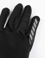 érintőképernyős kesztyűk - Fényvisszaverő - fekete