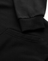 Mikina s kapucňou - Oversized Fit - Čierna