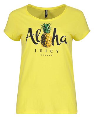Damen T-Shirt mit Message-Print