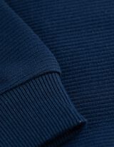 Trikotažinis megztinis - Spaudės - tamsiai melynas