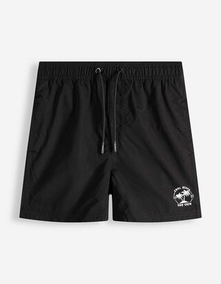 Badehose - einfarbig - schwarz