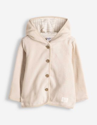 Sweatvest - Fleece - wit