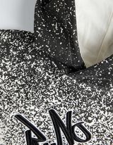 Pulover s kapuco - Vezenine - belo