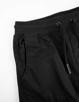 spodnie bojówki - efekt termiczny - czarny