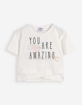 Cropped Shirt - Cut-Outs - Off-White