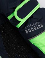 Mănuși de schi - Blocaj de culoare - Albastru inchis