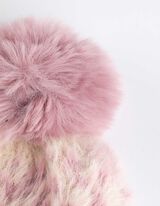 Berretto - Motivo animalier - bianco