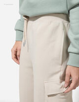 Cargohose - Elastischer Bund - beige