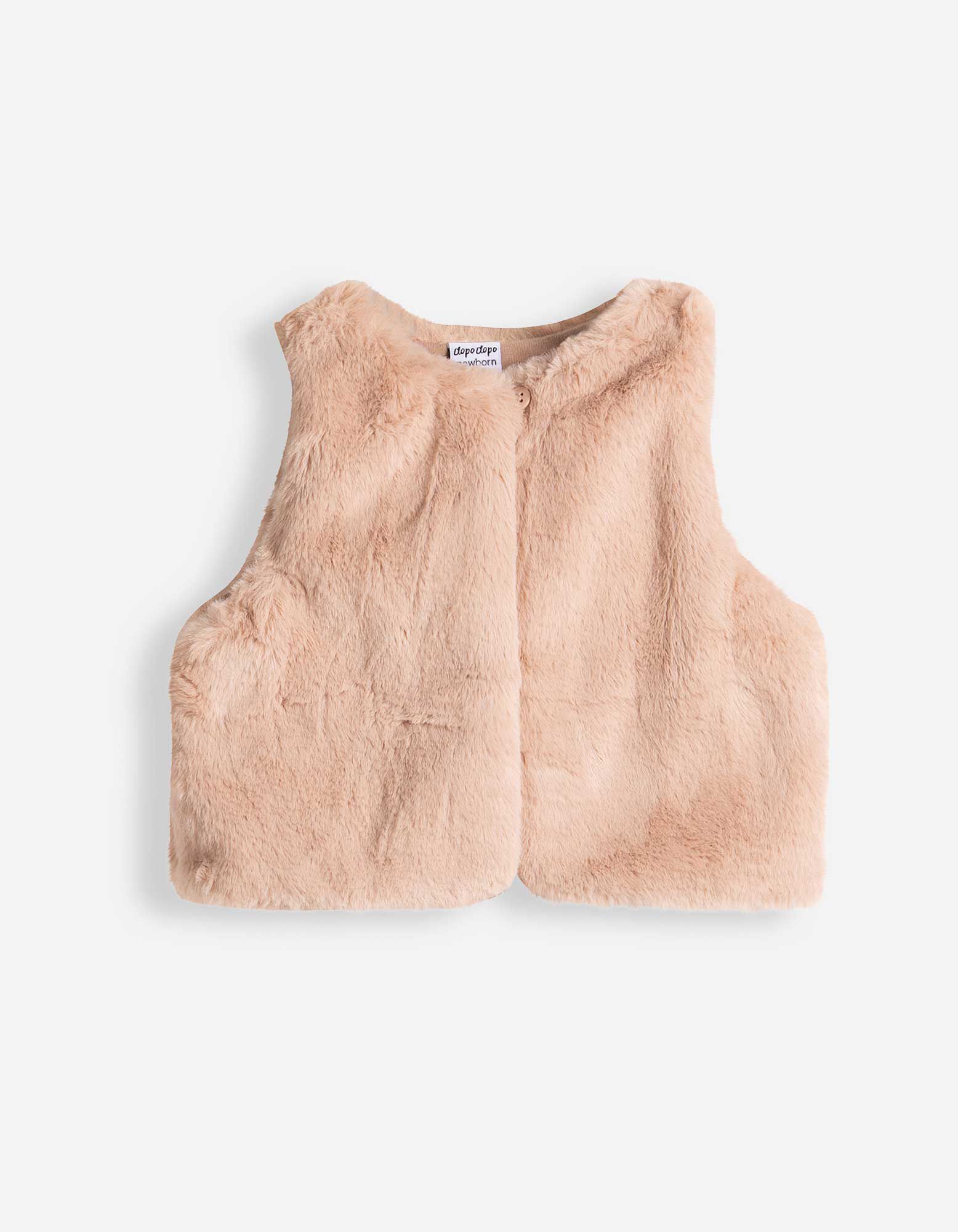 Set aus Shirt, Leggings, Weste - Baumwoll-Mix - Off-White
