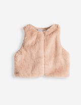 Set aus Shirt, Leggings, Weste - Baumwoll-Mix - Off-White