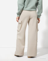 Cargohose - Elastischer Bund - beige