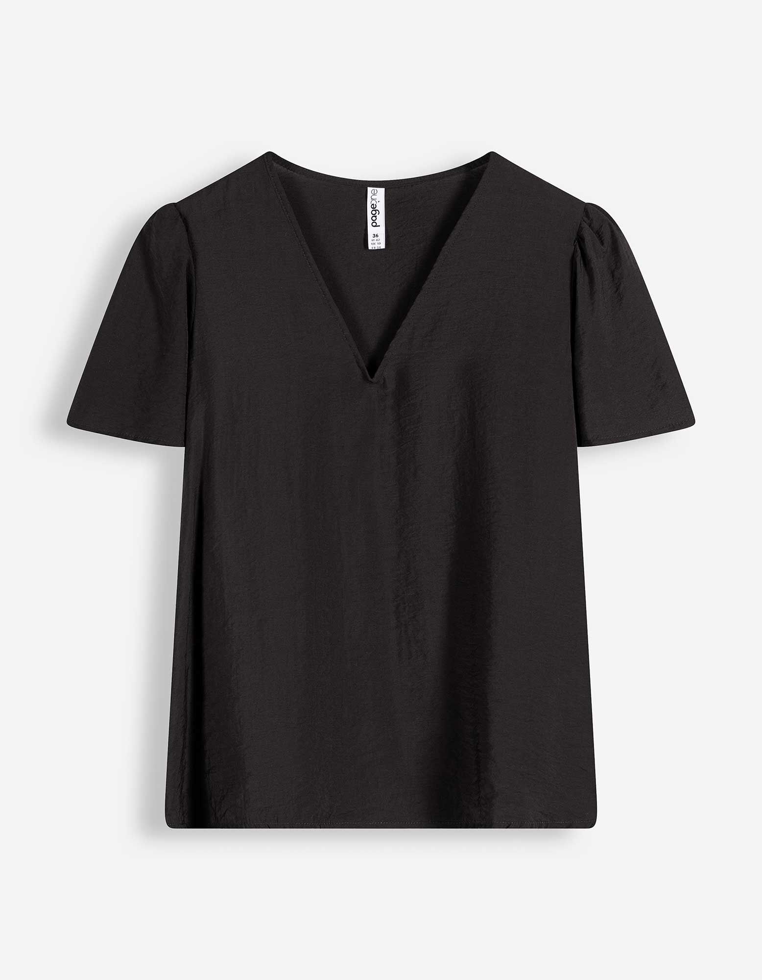 Haut en dentelle - Unicolore - noir