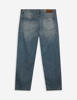 Džíny - seprané - modra