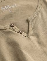 T-Shirt - T-Shirt-Ausschnitt - beige