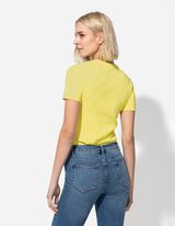 T-Shirt - einfarbig - hellgrün