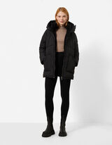 Leggings - einfarbig - Schwarz