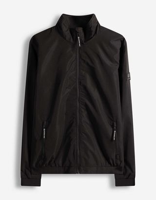 Jacke - Stehkragen - schwarz