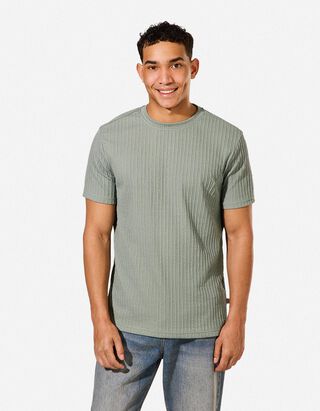 T-Shirt - einfarbig - Mint