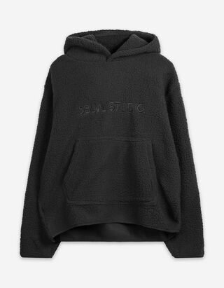 Hoodie - Tekst - donkergrijs