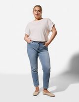 Jeans - Wascheffekte - hellblau