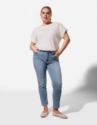 Jeans - Wascheffekte - hellblau