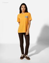 T-Shirt - R&uuml;ckenprint - gelb