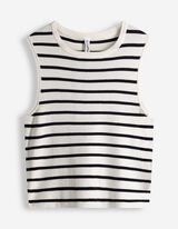 Stricktop - Viskose-Anteil - dunkelblau