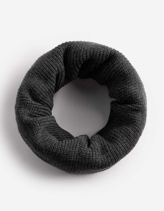 Loop-Schal - Meliert - Dunkelgrau