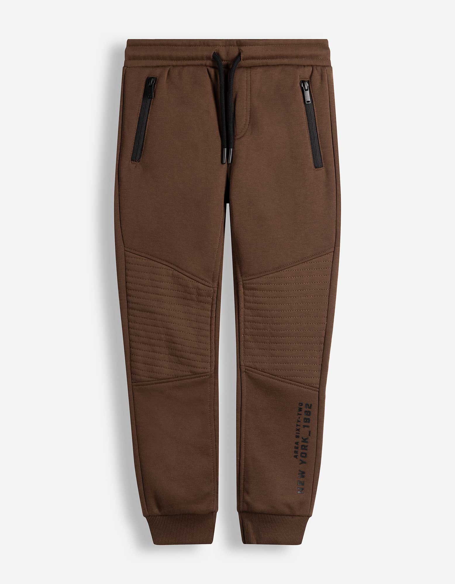 Jogginghose - Print - Braun