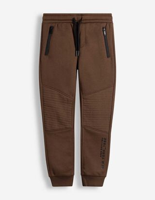 Jogginghose - Print - Braun
