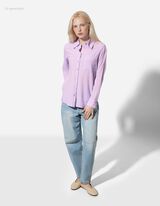 Hemd - Streifen - lila