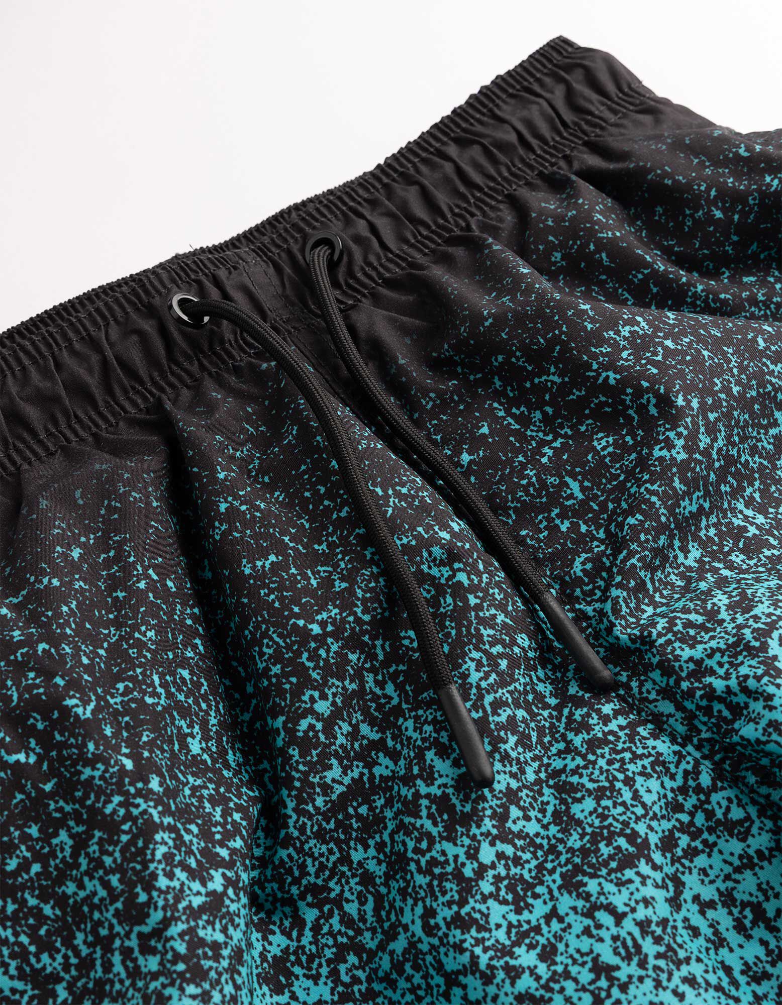 Zwembroek - Print all-over - zwart