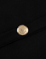 Kleid - Aufgesetze Taschen - schwarz