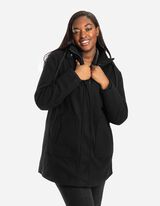 Cappotto - Effetto lana - nero