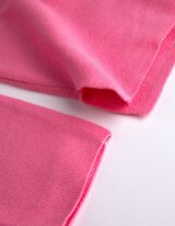 Pleteni pulover - Me&scaron;avina viskoze - ruzicasta