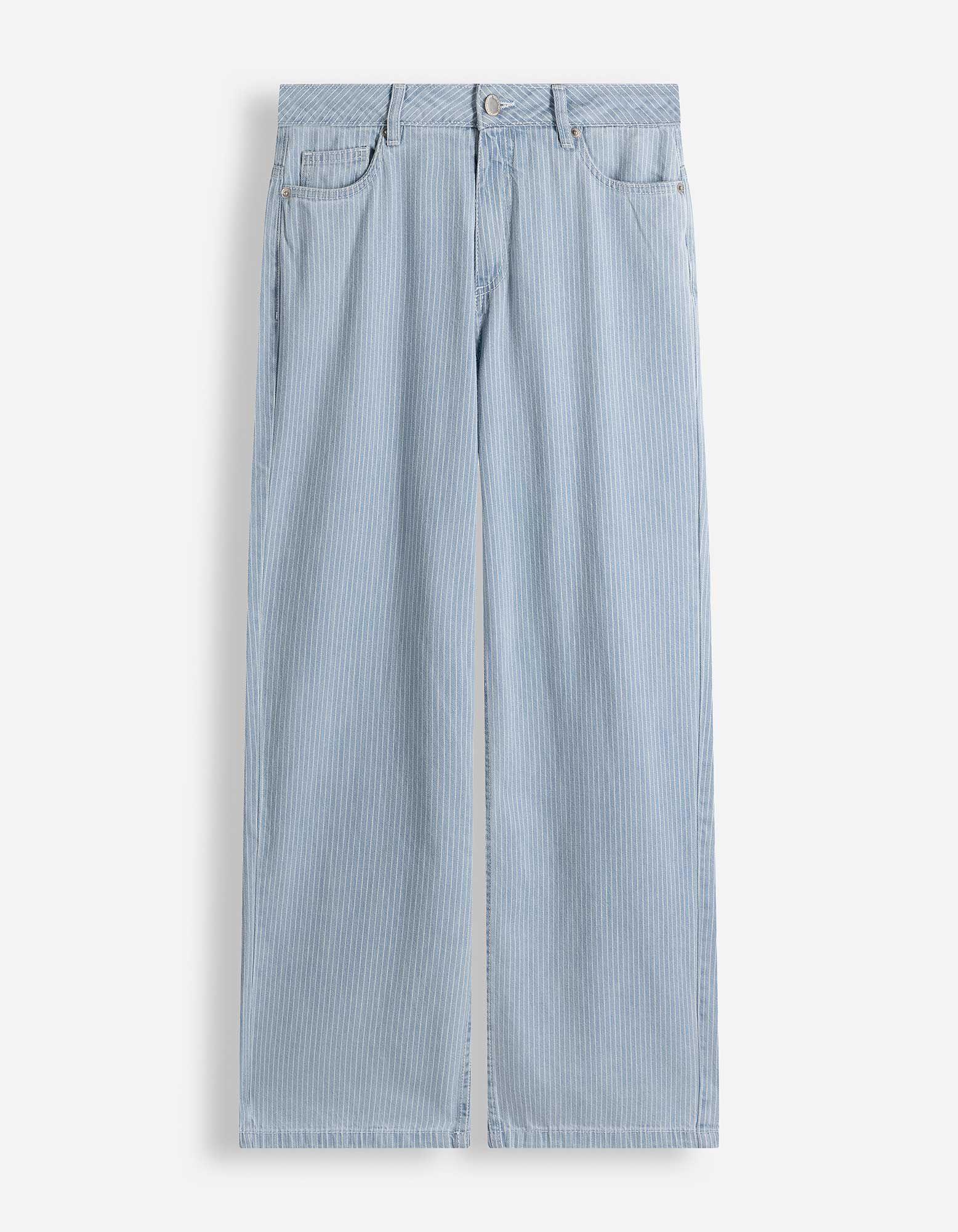 Jeans - Streifen - blau