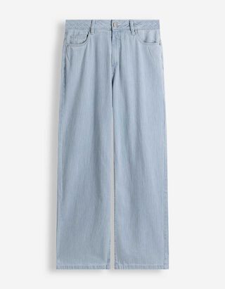 Jeans - Streifen - blau