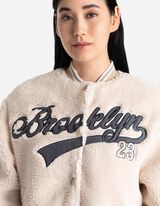 Cipzáros melegítőfelső - Plüss - feher